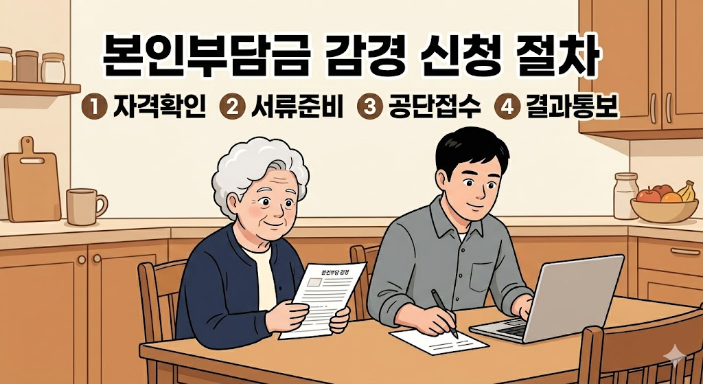 장기요양 본인부담금 감경 신청 절차 안내