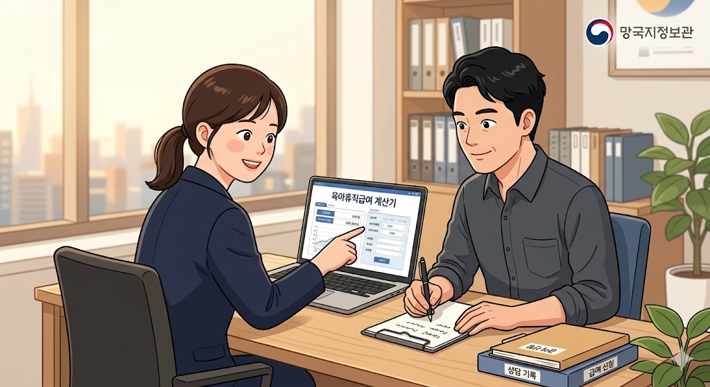 육아휴직급여 신청 방법 — 고용24 온라인 신청과 통상임금 기준 급여 계산 안내