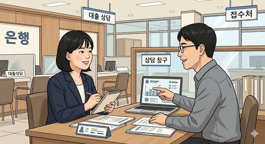 신생아 특례대출 신청방법 은행 상담 창구 안내 본문 이미지